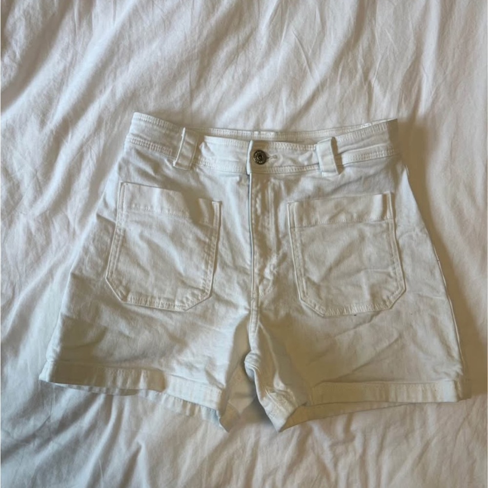 H&M White Jean Shorts for Women